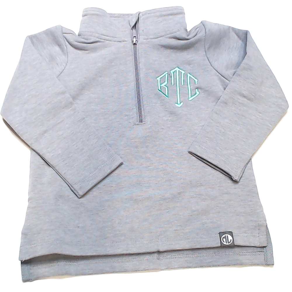BLOOPER KIDS: Monogrammed Kids Pullover Sweatshirt