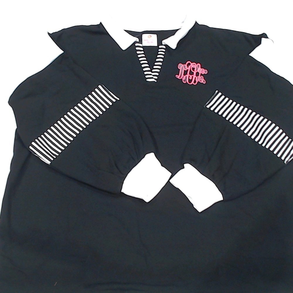 BLOOPER CLOTHING: Monogrammed Colorblock Sweatshirt