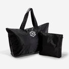 Monogrammed Packable Weekend Duffel Bag | Black