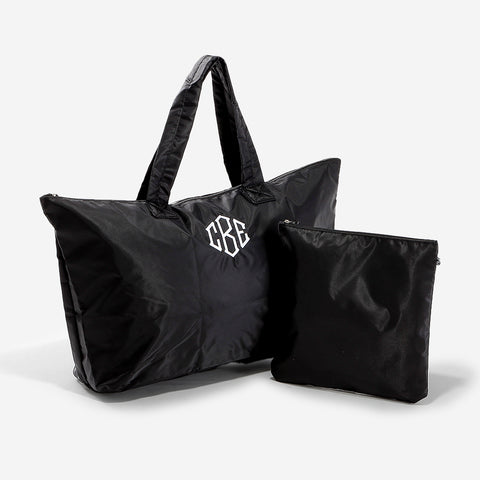 collapsible travel duffel bags Monogrammed Packable Weekend Bag Louis Vuitton Explorer Backpack gender:Bambino When expanded Color:TNF Black/Peak Purple