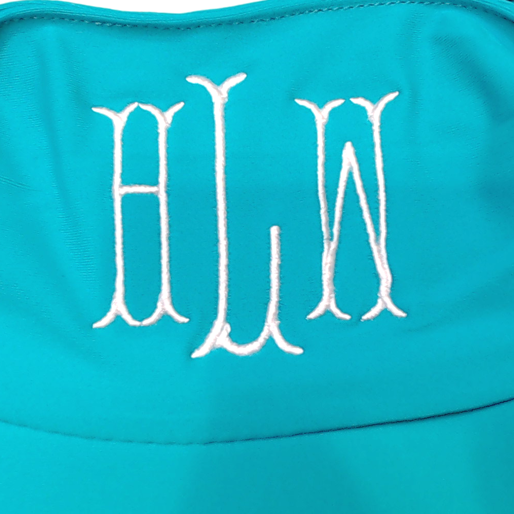 BLOOPER SWIM: Monogrammed Swim Visor
