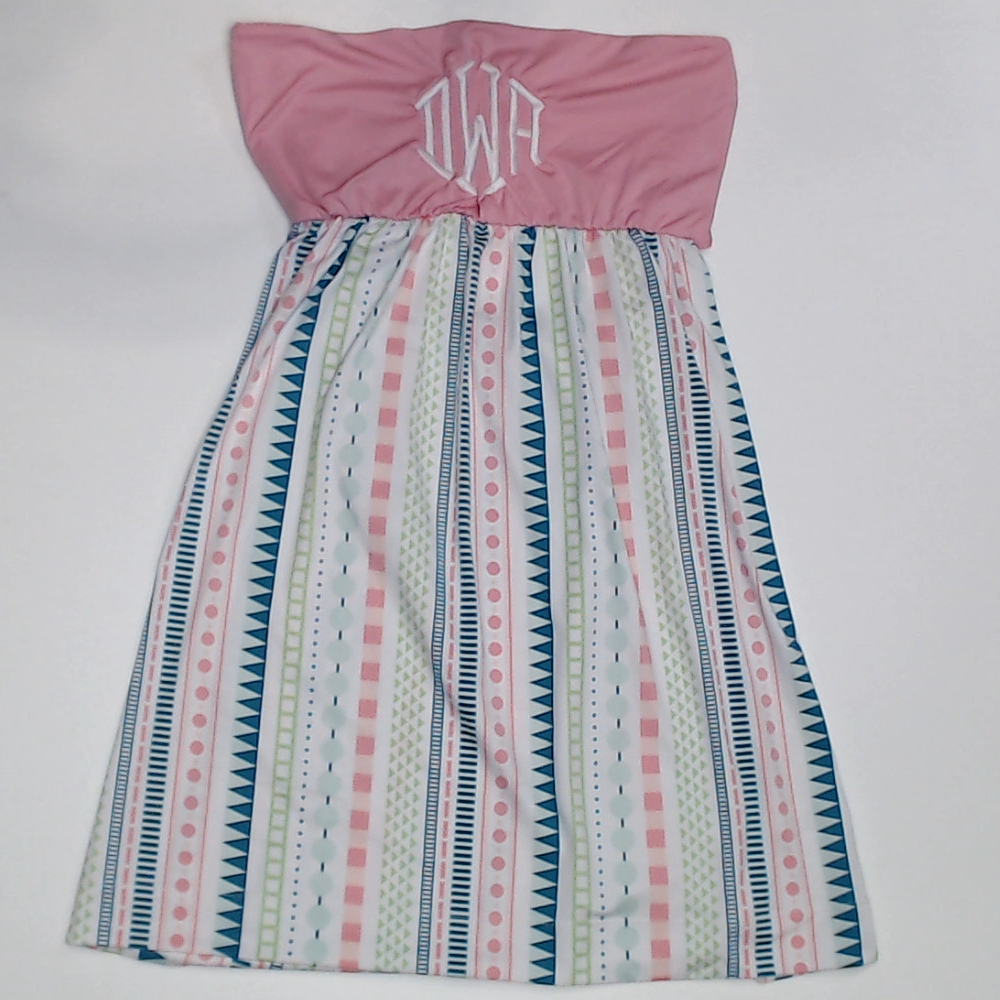 BLOOPER SWIM: Monogrammed Beach Cover Up