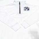 BLOOPER CLOTHING: Monogrammed Quarter Zip Sweatshirt
