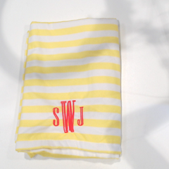 BLOOPER SWIM: Monogrammed Beach Towel