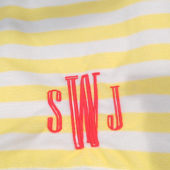 BLOOPER SWIM: Monogrammed Beach Towel