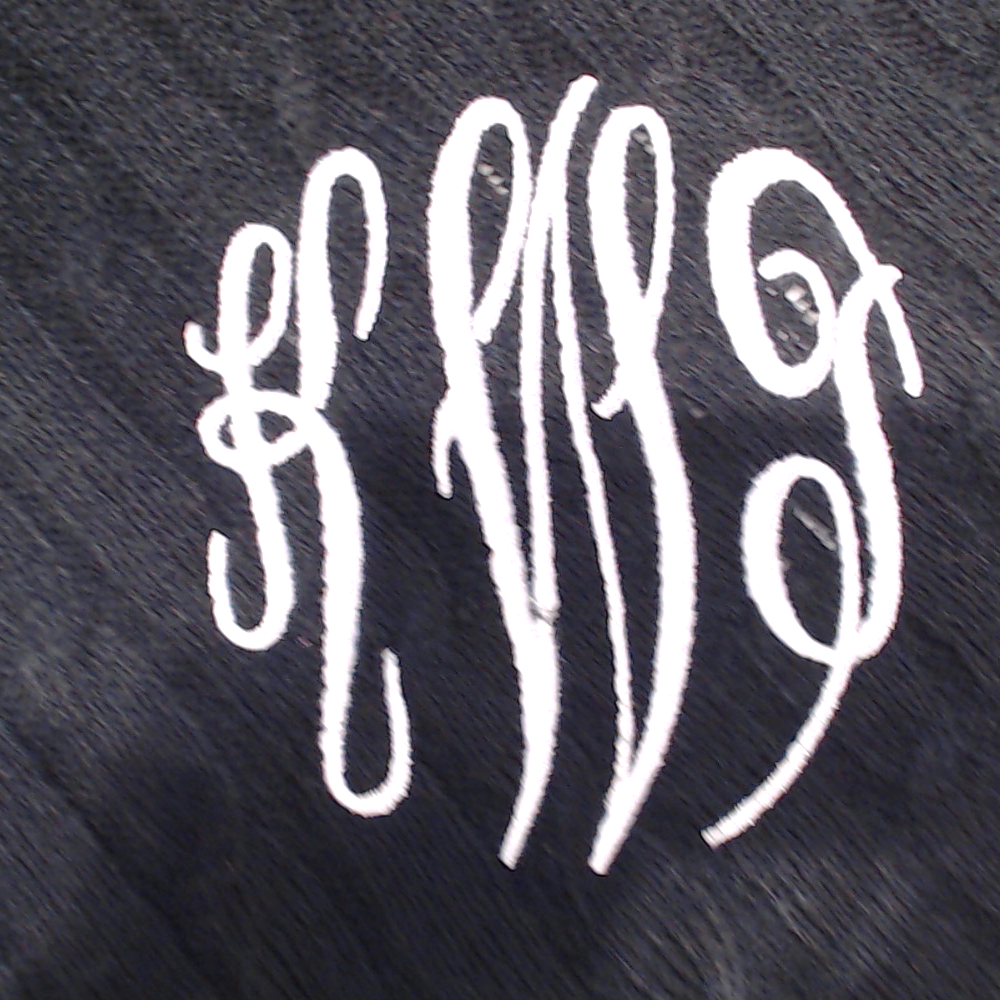 BLOOPER CLOTHING: Monogrammed Poncho