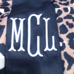 BLOOPER ACCESSORY: Monogrammed Luggage Cover
