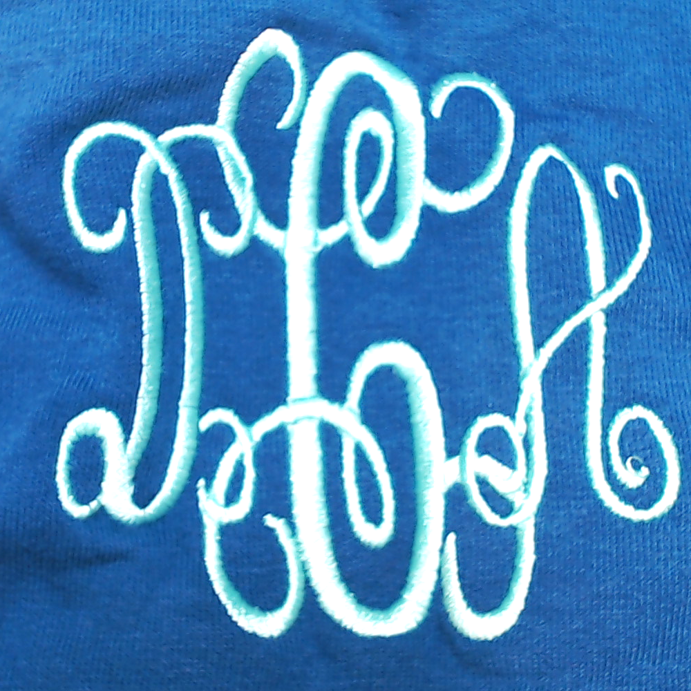 BLOOPER CLOTHING: Monogrammed Sweatshirt Cardigan