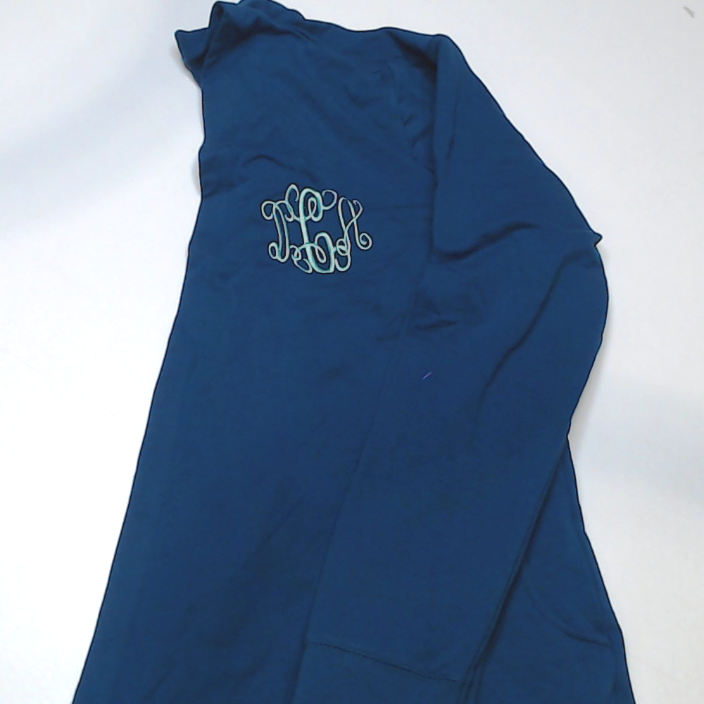 BLOOPER CLOTHING: Monogrammed Sweatshirt Cardigan