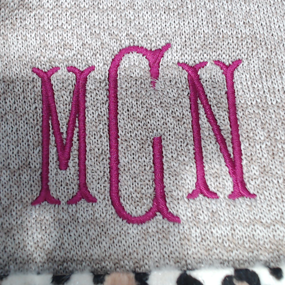BLOOPER ACCESSORY: Monogrammed Leopard Bible Carrier