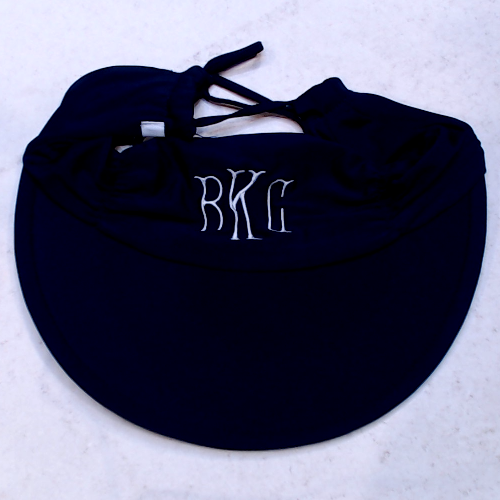 BLOOPER SWIM: Monogrammed Swim Visor
