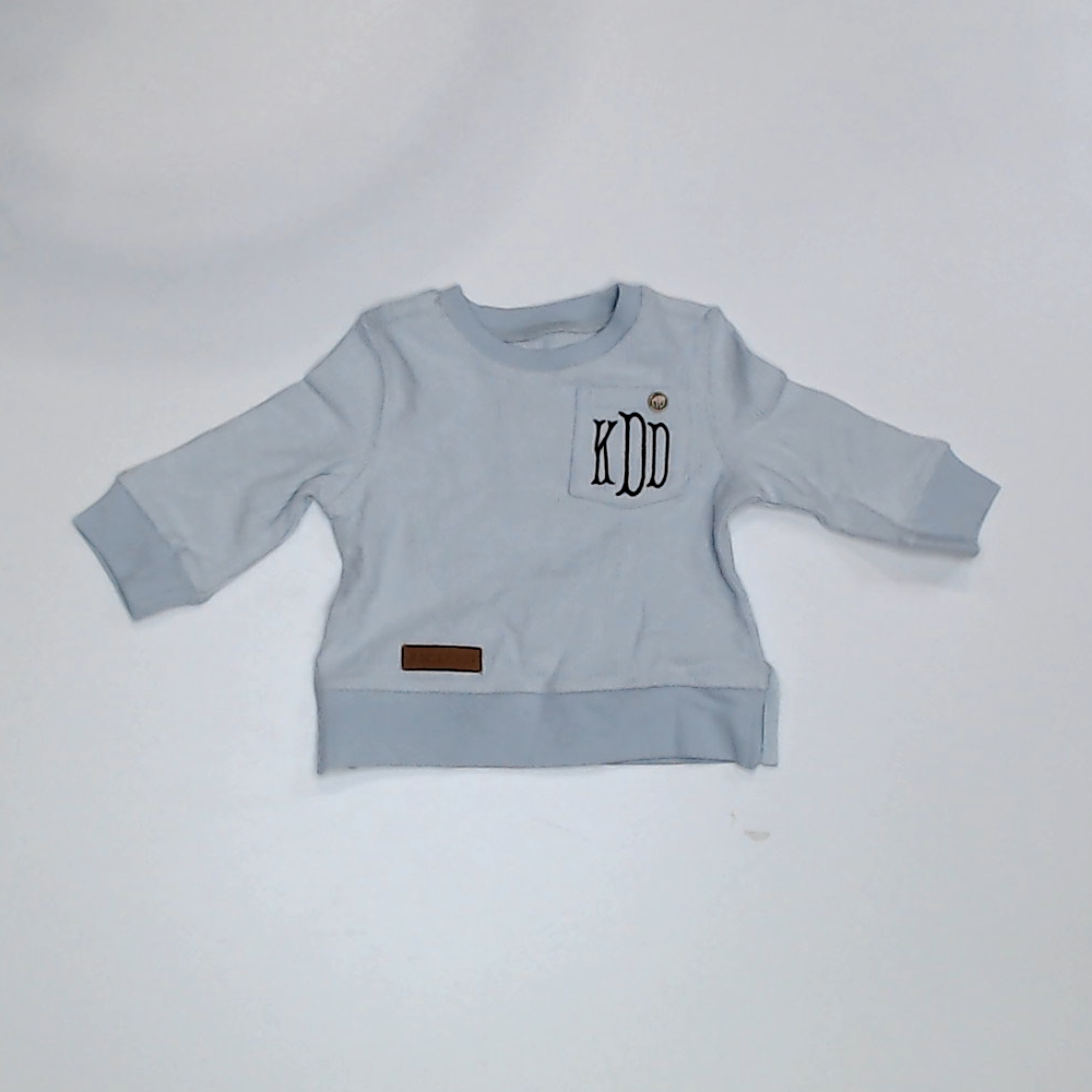 BLOOPER KIDS: Monogrammed Kids Corded Sweatshirt