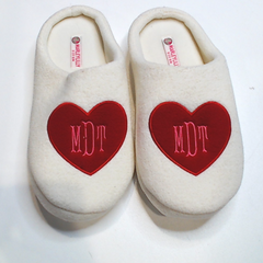 BLOOPER SHOES: Monogrammed Slippers