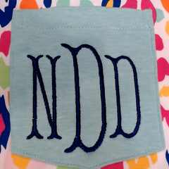 BLOOPER CLOTHING: Monogrammed T-Shirt Dress