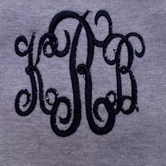 BLOOPER CLOTHING: Monogrammed Pullover Sweatshirt