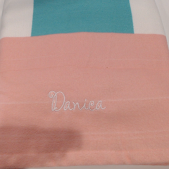 BLOOPER SWIM: Monogrammed Beach Towel