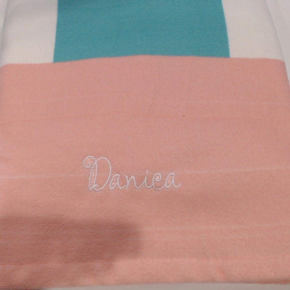 BLOOPER SWIM: Monogrammed Beach Towel
