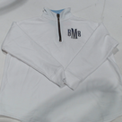 BLOOPER CLOTHING: Monogrammed Quarter Zip Sweatshirt