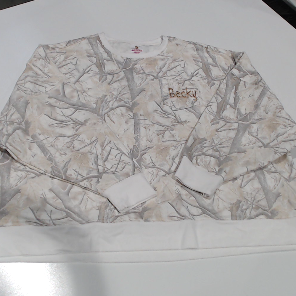 BLOOPER CLOTHING: Monogrammed Oversized Sweatshirt
