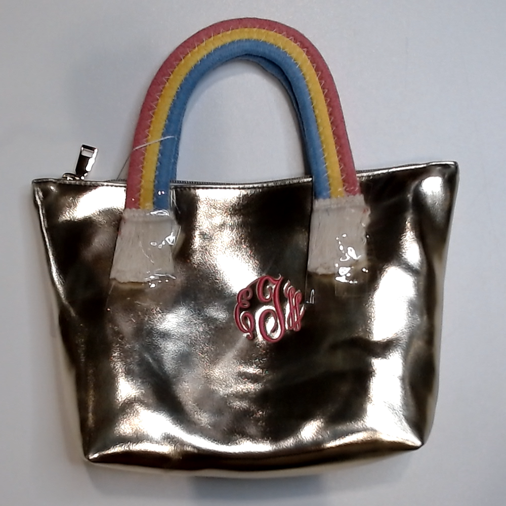 BLOOPER KIDS: Monogrammed Kids Rainbow Purse