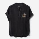 Monogrammed Top | Black