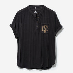 Monogrammed Top in Black