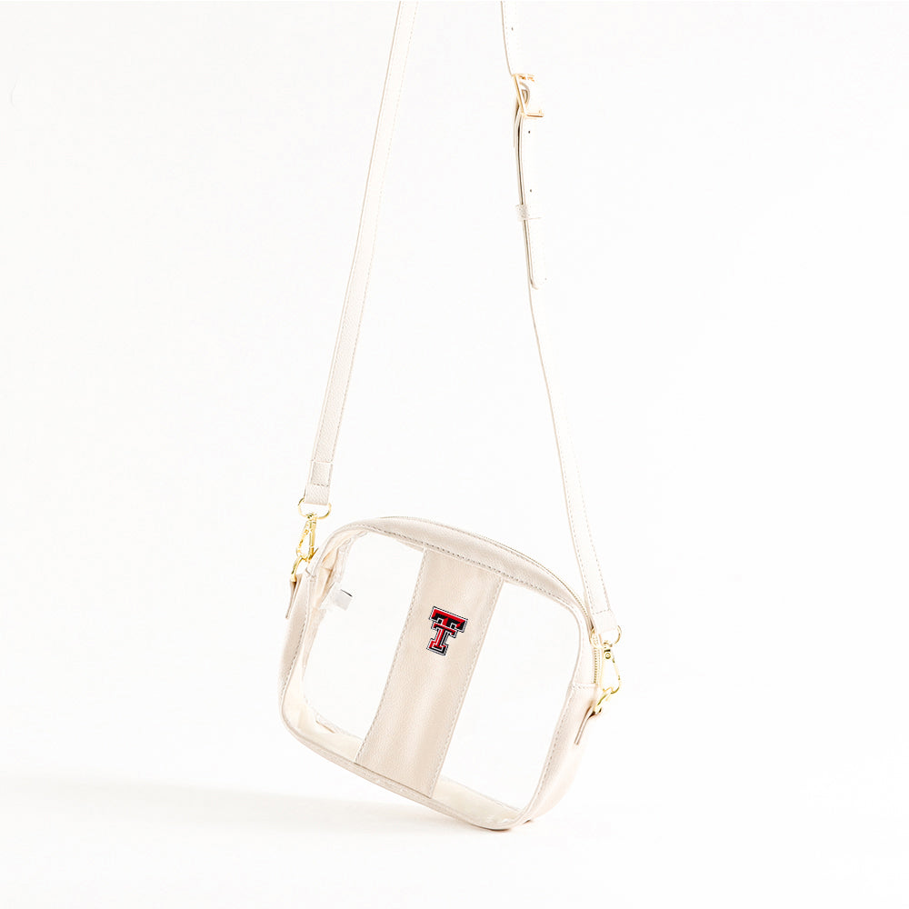 texas tech bone clear stadium crossbody studio shot
