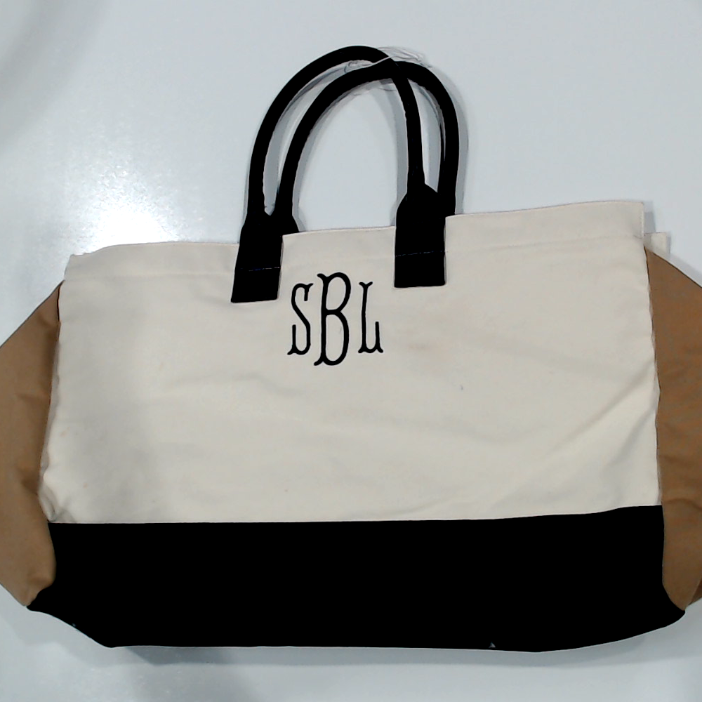 BLOOPER BAG: Monogrammed Upscale Weekender