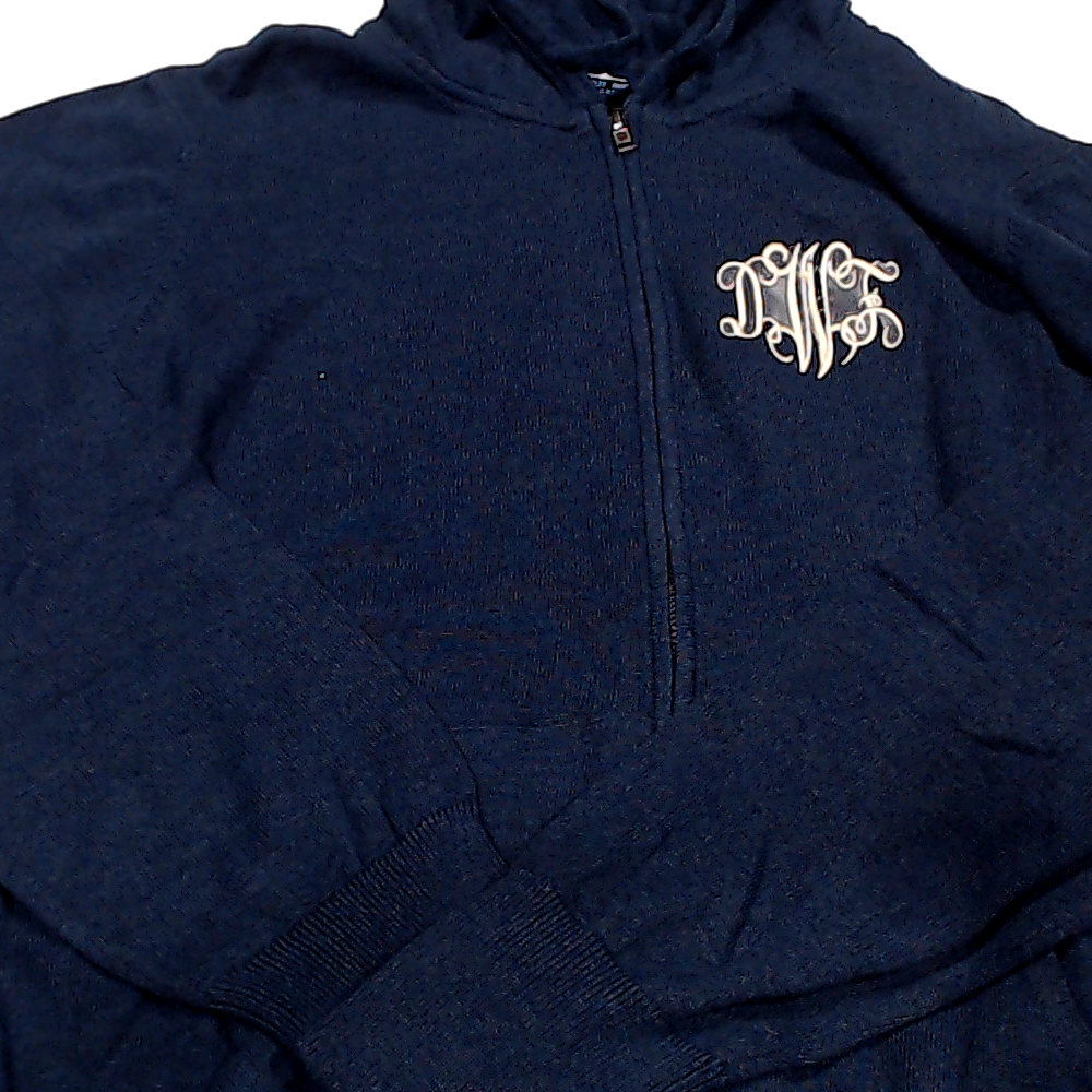 BLOOPER CLOTHING: Monogrammed Knit Sweater Jacket