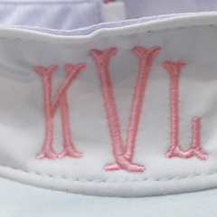 BLOOPER KIDS: Monogrammed Girls Visor