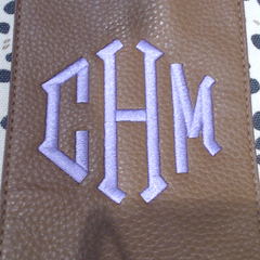 BLOOPER BAG: Monogrammed Leopard Tote Bag