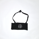 BLOOPER SWIM: Monogrammed Bandeau Top