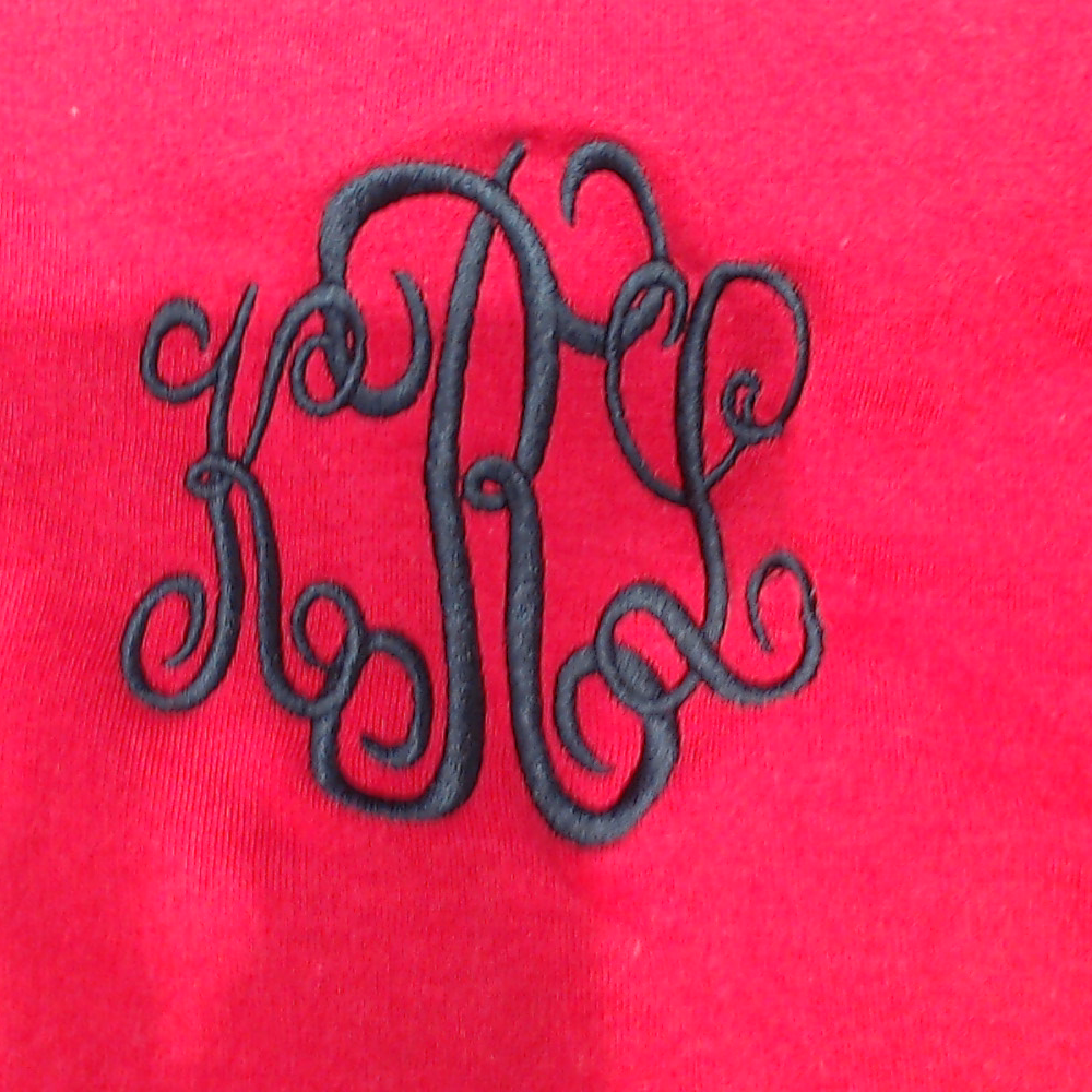 BLOOPER CLOTHING: Monogrammed Quarter Zip Sweatshirt