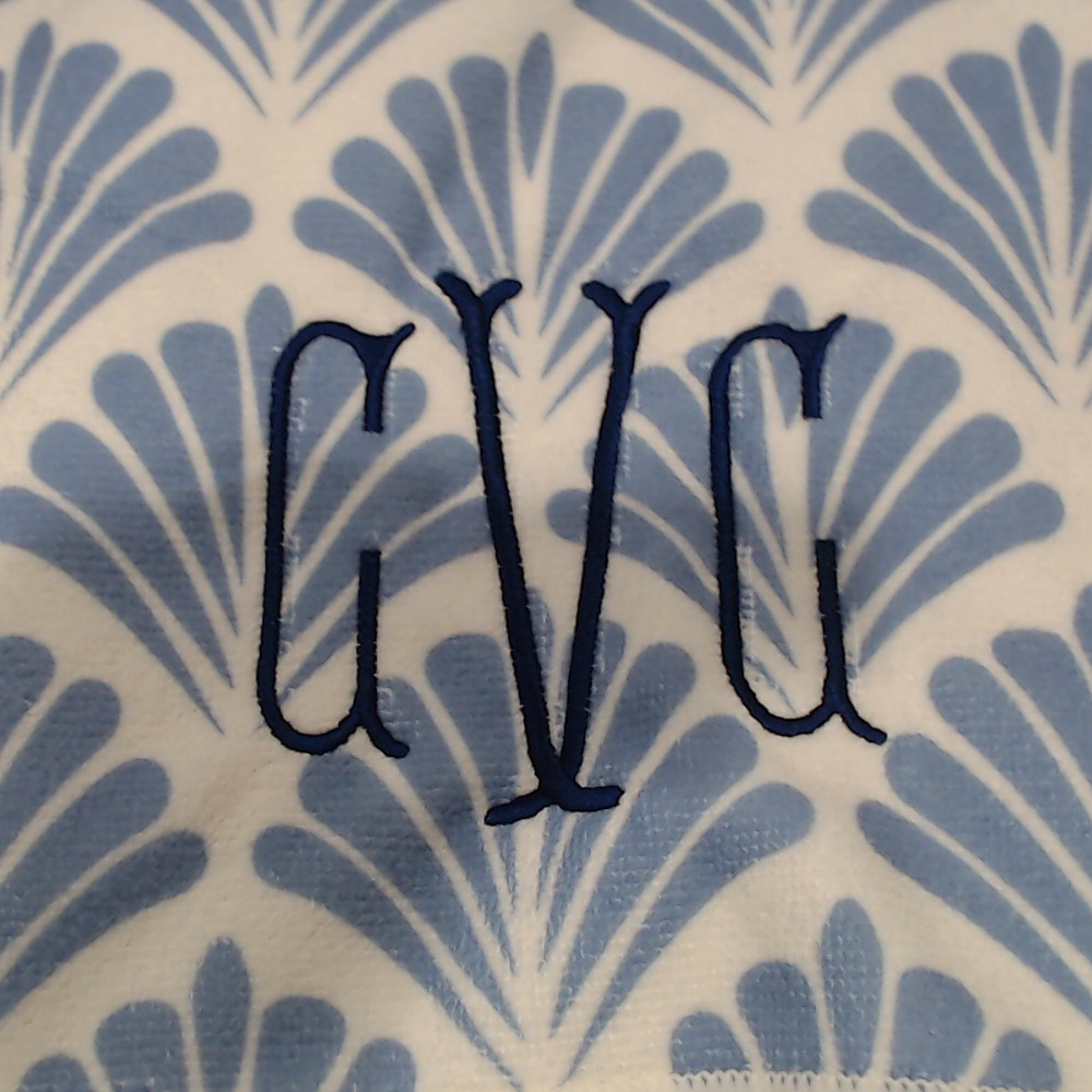 BLOOPER SWIM: Monogrammed Beach Towel
