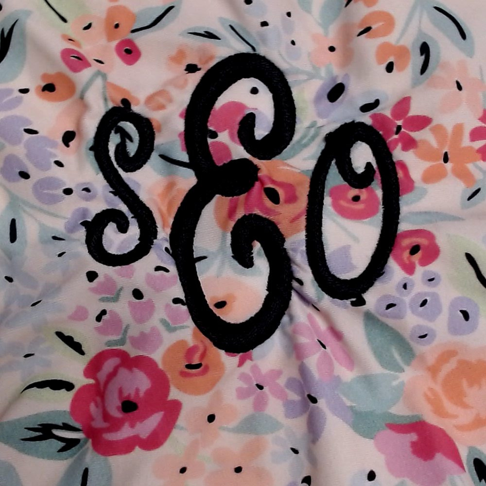 BLOOPER SWIM: Monogrammed Sarong