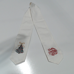 BLOOPER ACCESSORY: Personalized Christmas Wreath Sash