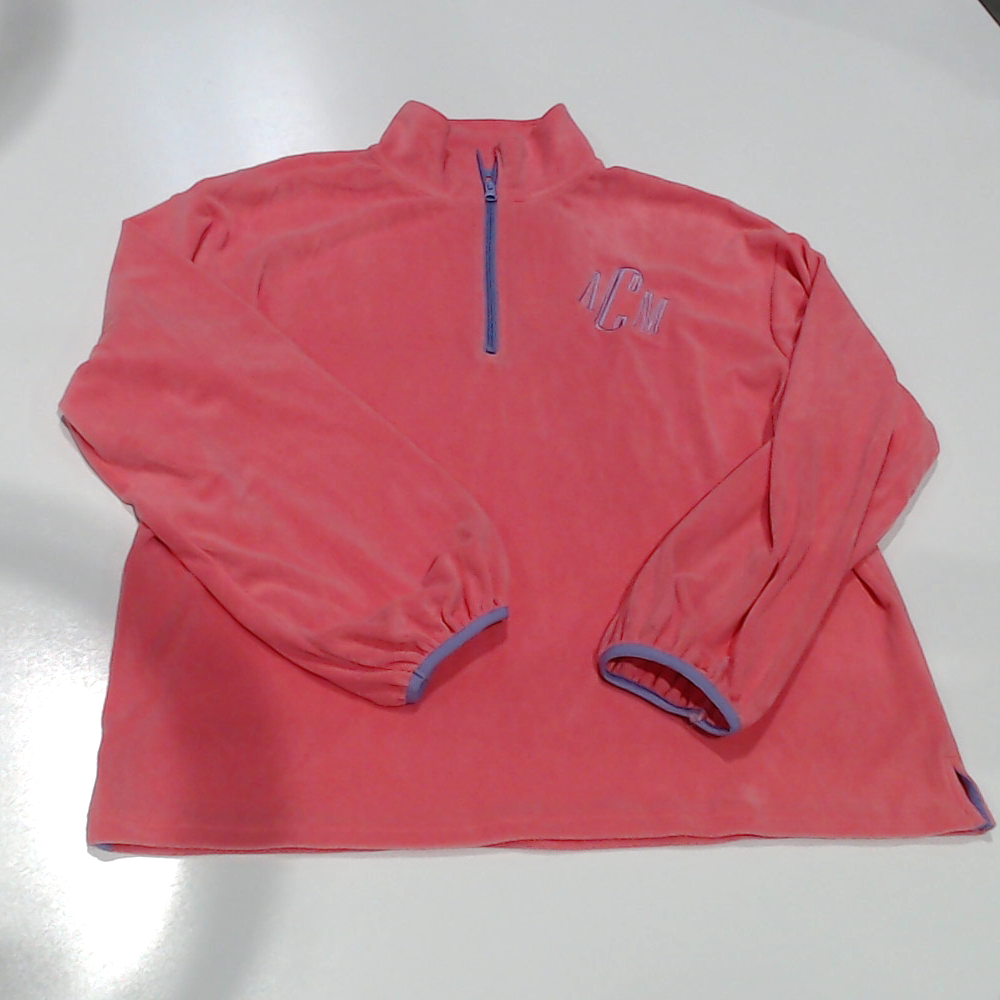 BLOOPER CLOTHING: Monogrammed Puff Sleeve Fleece Pullover
