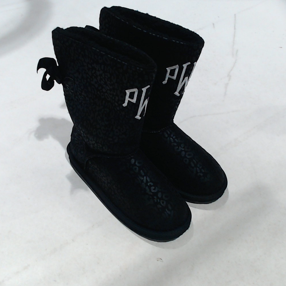 BLOOPER SHOES: Monogrammed Sherpa Tie Booties