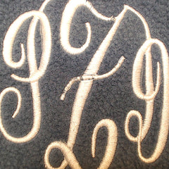 BLOOPER CLOTHING: Monogrammed Colorblock Fleece Pullover