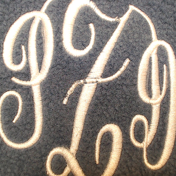 BLOOPER CLOTHING: Monogrammed Colorblock Fleece Pullover