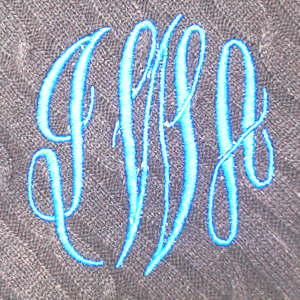 BLOOPER CLOTHING: Monogrammed Poncho