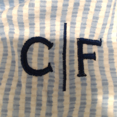 BLOOPER CLOTHING: Monogrammed Scalloped Boxer Shorts