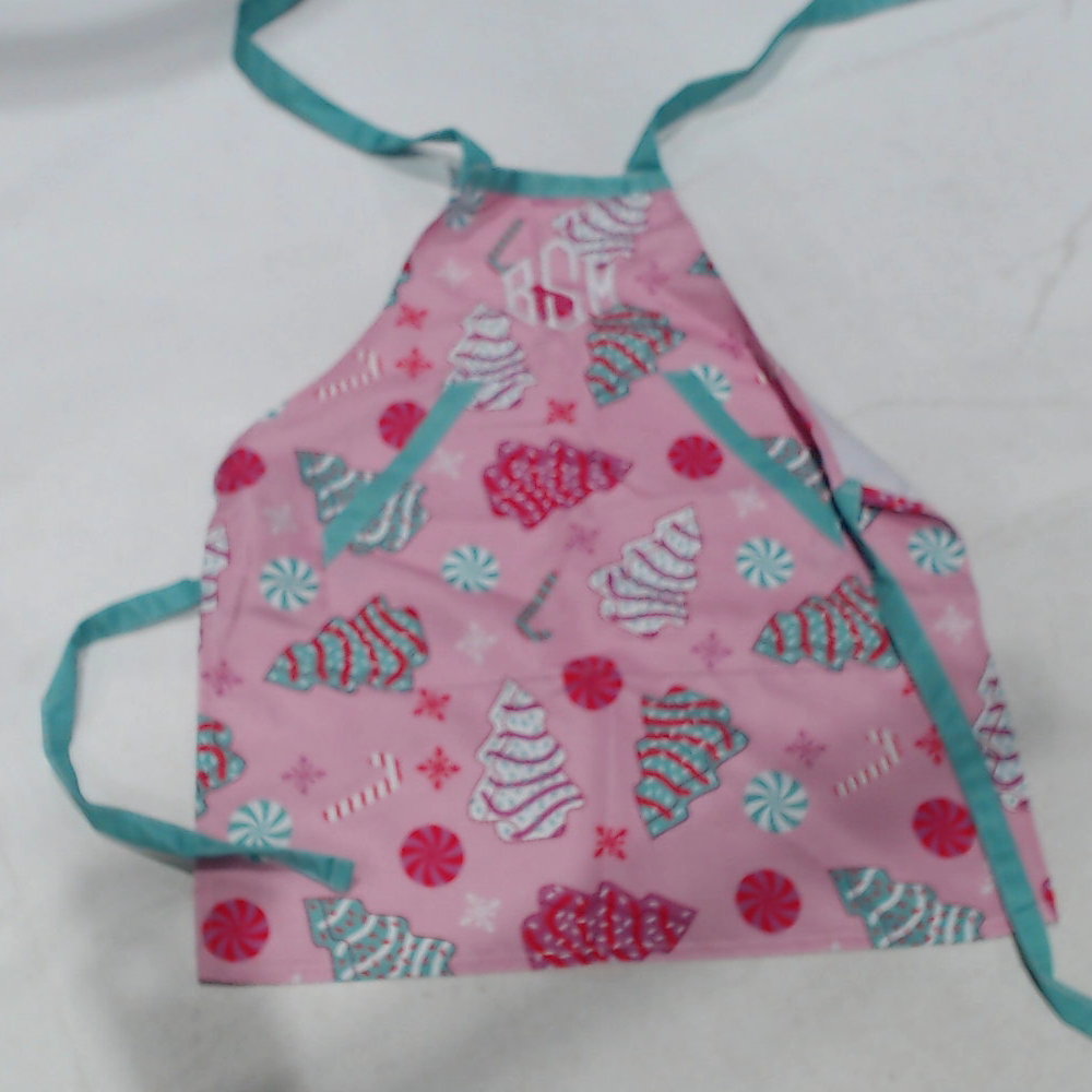 BLOOPER KIDS: Monogrammed Girls Apron