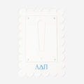 alpha delta pi scalloped picture frame
