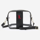 Louisville Cardinals Clear Stadium Crossbody Bag | Black