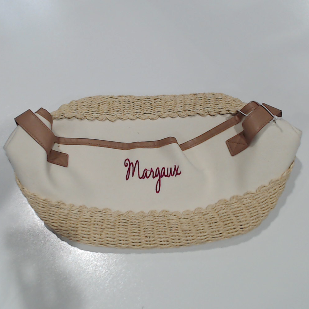 BLOOPER ACCESSORY: Monogrammed Stair Basket