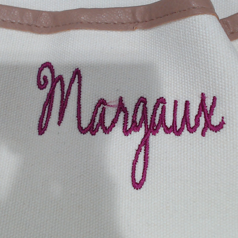 BLOOPER ACCESSORY: Monogrammed Stair Basket