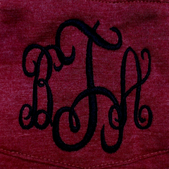 BLOOPER CLOTHING: Monogrammed Long Sleeve Shirt