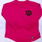 BLOOPER KIDS: Monogrammed Kids Long Sleeve Shirt