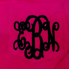 BLOOPER KIDS: Monogrammed Kids Long Sleeve Shirt